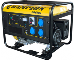Бензиновый генератор Champion GG 6500, 230 В, 5.0 кВт
