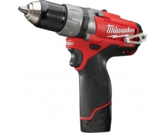 Дрель-шуруповерт аккумуляторная ударная Milwaukee M12 CPD-202C Fuel, 37 max, 25 max, 13 max, Li-Ion Тип аккумулятора, 12 Напряжение аккумулятора, 2.0 Емкость аккумулятора