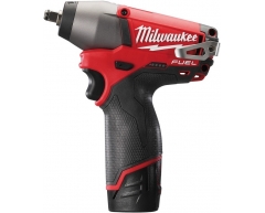 Гайковерт аккумуляторный импульсный Milwaukee M12 CIW38-202C Fuel, 158 max, шестигранник Тип патрона, Li-Ion Тип аккумулятора, 12 Напряжение аккумулятора, 2.0 Емкость аккумулятора