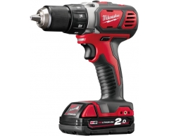 Дрель-шуруповерт аккумуляторная Milwaukee M18 BDD-202C, 50 max, 38 max, 13 max, Li-Ion Тип аккумулятора, 18 Напряжение аккумулятора, 2.0 Емкость аккумулятора