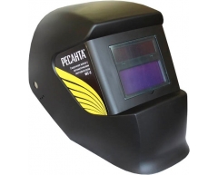 Маска сварщика Ресанта МС 2, 92x42 Размер экрана, 2 Количество сенсоров, 101112 Степень затемнения, 0.43 Вес нетто