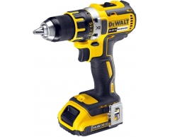 Дрель-шуруповерт аккумуляторная DeWalt DCD 732 D2, 57 max, 38 max, 13 max, Li-Ion Тип аккумулятора, 14.4 Напряжение аккумулятора, 2.0 Емкость аккумулятора