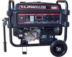 Бензиновый генератор Lifan S-PRO 5500, 230 В, 5.0 кВт