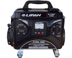 Бензиновый генератор Lifan S-PRO 1000, 230 В, 0.75 кВт