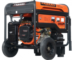 Бензиновый генератор Aurora AGE 6500 DSX, 400/230 В, 5.0 кВт