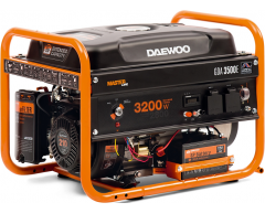 Бензиновый генератор Daewoo GDA 3500 E, однофазный, 2.8, Daewoo, электростартер, 18 л