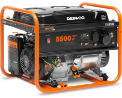 Бензиновый генератор Daewoo GDA 6500, 230 В, 5.0 кВт