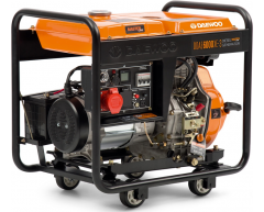 Дизельный генератор Daewoo DDAE 6000 XE-3, 400/230 В, 5.0 кВт, 2.1 кВт