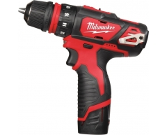 Дрель-шуруповерт аккумуляторная Milwaukee M12 BDDX-202C, 32 max, 25 max, 10 max, Li-ion Тип аккумулятора, 12 Напряжение аккумулятора, 2.0 Емкость аккумулятора