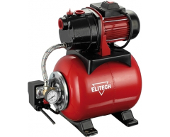 Насосная станция Elitech САВ 800Ч/19, чистая Назначение насоса, 55 л/мин, 35 м, 19 л, 800 Вт
