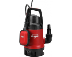 Насос дренажный Elitech НПФ 400, грязная Назначение насоса, 135 л/мин, 5 м, 400 Вт