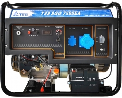 Бензиновый генератор TSS SGG 7500 EA, однофазный, 7.5, TSS, электростартер, 25 л