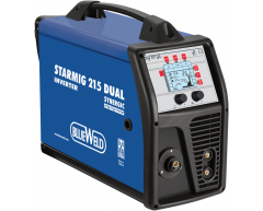 Инверторный сварочный полуавтомат Blueweld Starmig 215, 230 В, 25 кг, 20-220 А