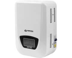 Стабилизатор напряжения электронный Daewoo DW-TM 10 KVA, настенный Тип установки, 10 Максимальная мощность, 140-270 Диапазон стабилизации, 220 Выходное напряжение