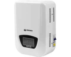 Стабилизатор напряжения электронный Daewoo DW-TM 12 KVA, настенный Тип установки, 12 Максимальная мощность, 140-270 Диапазон стабилизации, 220 Выходное напряжение