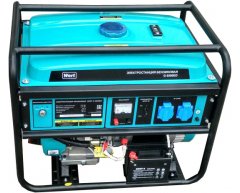 Бензиновый генератор Wert G 6500 ED, 230 В, 5.0 кВт