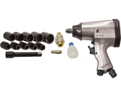 Пневмогайковерт Fubag 100102, 312 max, 7000 Частота холостого хода, 158 Расход воздуха, 6.3 Рабочее давление, 4.26 Вес брутто