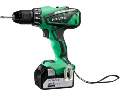 Дрель-шуруповерт аккумуляторная ударная Hitachi DV 18 DBEL, 50 max, Li-Ion Тип аккумулятора, 18 Напряжение аккумулятора, 4.0 Емкость аккумулятора