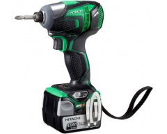 Шуруповерт аккумуляторный ударный Hitachi WH 14 DDL, 167 max, шестигранник Тип патрона, Li-Ion Тип аккумулятора, 14.4 Напряжение аккумулятора, 4.0 Емкость аккумулятора