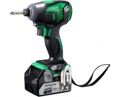 Шуруповерт аккумуляторный ударный Hitachi WH 18 DDL, 172 max, шестигранник Тип патрона, Li-Ion Тип аккумулятора, 18 Напряжение аккумулятора, 4.0 Емкость аккумулятора