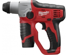 Перфоратор аккумуляторный Milwaukee M12 H-202C, двухрежимный Количество режимов, 0.9 Энергия удара, 1.6 Вес нетто, Li-Ion Тип аккумулятора, 12 Напряжение аккумулятора, 2.0 Емкость аккумулятора