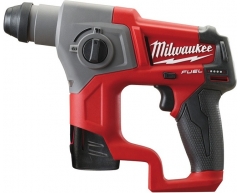 Перфоратор аккумуляторный Milwaukee M12 CH-202C Fuel, двухрежимный Количество режимов, 1.1 Энергия удара, 1.7 Вес нетто, Li-Ion Тип аккумулятора, 12 Напряжение аккумулятора, 2.0 Емкость аккумулятора