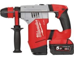 Перфоратор аккумуляторный Milwaukee M18 CHPX-502C Fuel, трехрежимный Количество режимов, 4.5 Энергия удара, 4.3 Вес нетто, Li-Ion Тип аккумулятора, 18 Напряжение аккумулятора, 5.0 Емкость аккумулятора