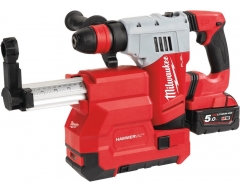Перфоратор аккумуляторный Milwaukee M18 CHPXDE-502C Fuel, трехрежимный Количество режимов, 4.5 Энергия удара, 4.3 Вес нетто, Li-Ion Тип аккумулятора, 18 Напряжение аккумулятора, 5.0 Емкость аккумулятора