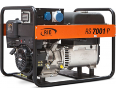 Бензиновый генератор RID RS 7001 P, 230 В, 6.3 кВт