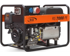 Бензиновый генератор RID RS 7000 PE, 400/230 В, 5.0 кВт, 3.6 кВт