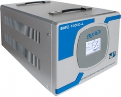 Стабилизатор напряжения электромеханический Rucelf SDF II 12000 L, напольный Тип установки, 10 Максимальная мощность, 145-260 Диапазон стабилизации, 220 Выходное напряжение