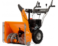 Снегоуборочная машина бензиновая Daewoo DAST 7565, самоходный Тип передвижения, 4 Количество скоростей, 65 см, есть Фара освещения, нет Подогрев ручек, Daewoo Модель двигателя