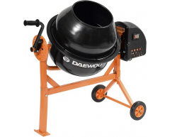 Бетономешалка электрическая Daewoo DACM 70 H, 63 л, перфорированная Материал венца, 220 Вт, 230 В