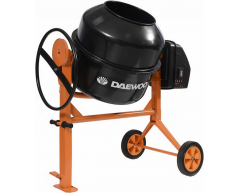 Бетономешалка электрическая Daewoo DACM 260 H, 260 л, чугун Материал венца, 800 Вт, 230 В