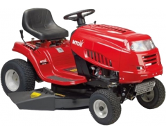 Садовый трактор MTD Smart RF 125, механическая Тип трансмиссии, 96 Ширина скашивания, есть Боковой выброс, опция Мульчирование, опция Объем травосборника, MTD Производитель двигателя