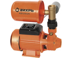 Насосная станция Вихрь АСВ 370/2Ч, чистая Назначение насоса, 45 л/мин, 30 м, 2 л, 370 Вт