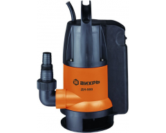 Насос дренажный Вихрь ДН 900, грязная Назначение насоса, 258 л/мин, 8 м, 900 Вт