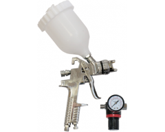 Краскораспылитель Fubag Master G 600/1.4 HVLP R (110106), 1.4 Диаметр сопла, 0.6 Объем бачка, 180 Расход воздуха, 3.5 Рабочее давление, 1.3 Вес брутто