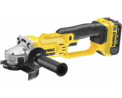 Шлифмашина аккумуляторная угловая DeWalt DCG 412 M2, 125 Диаметр диска, Li-Ion Тип аккумулятора, 18 Напряжение аккумулятора, 4.0 Емкость аккумулятора