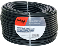 Шланг прямой в бухте Fubag 170114, резина Материал шланга, 20 max, 10 Внутренний диаметр, 15 Внешний диаметр, 100 Длина шланга