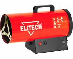 Тепловая пушка газовая Elitech ТП 10 ГБ, 10 кВт, 330 м3/ч, отсутствует л, пропан/бутан Вид топлива