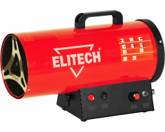 Тепловая пушка газовая Elitech ТП 15 ГБ, 15, 330, отсутствует л, пропан/бутан