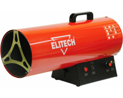 Тепловая пушка газовая Elitech ТП 30 ГБ, 30, 760, отсутствует л, пропан/бутан