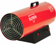 Тепловая пушка газовая Elitech ТП 50 ГБ, 50 кВт, 1450 м3/ч, отсутствует л, пропан/бутан Вид топлива