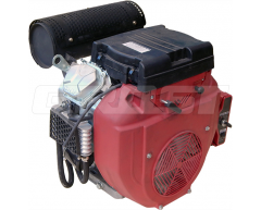 Бензиновый двигатель Grost GX 620 (V тип), 20 Мощность (3600 об/мин), 614 Рабочий объем, 1.8 Объем масляного картера, электростартер Запуск, стандартный Объем топливного бака