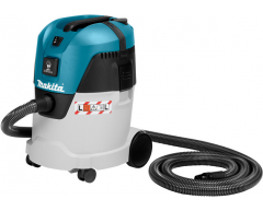Пылесос строительный Makita VC 2512 L, 3600 л/мин, 210 мбар, 25 л, 1000 Вт