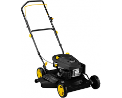 Газонокосилка бензиновая Huter GLM 4.0 G, несамоходная Тип передвижения, 51 см, есть Боковой выброс, нет Мульчирование, отсутствует л, Huter Производитель двигателя