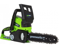 Цепная пила аккумуляторная Greenworks G 24 CS 25, 25.4, 3.15, опция, опция, опция