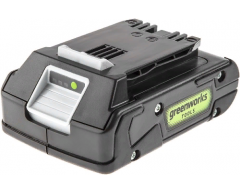 Аккумулятор Greenworks G 24 B2, Li-Ion Тип аккумулятора, 24 Напряжение аккумулятора, 2.0 Емкость аккумулятора