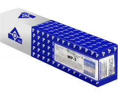 Электроды сварочные ЛЭЗ МР-3 (5.0 мм, 5 кг), Э46 Тип электрода, 5.0 Диаметр электрода, 5.0 Вес нетто